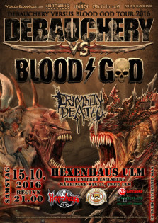 DEBAUCHERY vs. BLOOD GOD Tour 2016 --- Support: Crimson Death