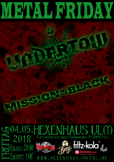 Live Konzert: Undertow, Mission in Black