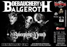 Full Metal Night: DEBAUCHERY's BALGEROTH  und Sweeping Death