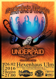 Live in Konzert--#Mandrake's Monster----Underpaid----Support