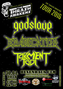 Godslave & Eradicator - The Thrash Awakens Tour + Support