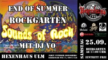 End of Summer Finale mit DJ Vo.: Rockgarten - Der Biergarten im Hexenhaus
