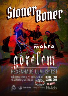 Gorelem (Berlin) SuperGrooveHeavyRock'N'Roll / Mahra (Augsburg) deutscher ProgRock