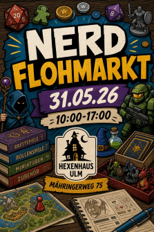NERD-Flohmarkt !20-Jahre-TableTop-Veranstaltung!